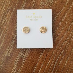 Kate Spade Dot Earrings with Rhinestones
